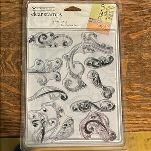 Clear acrylic stamp set